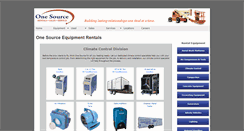 Desktop Screenshot of onesourcerental.com
